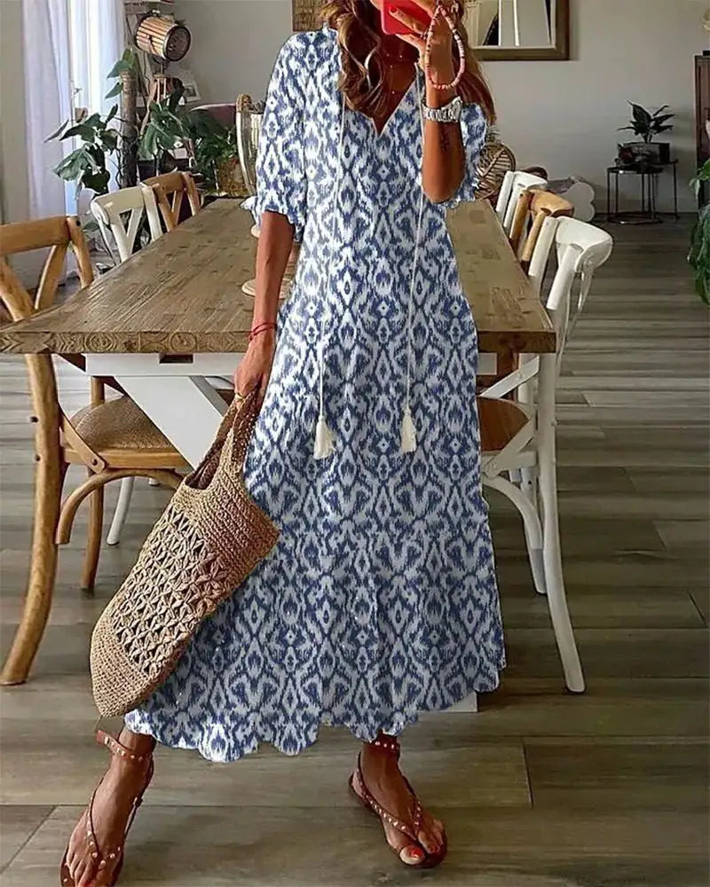 LUNA | Vestido boho con un ajuste favorecedor