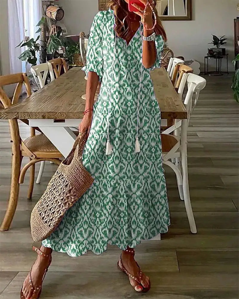 LUNA | Vestido boho con un ajuste favorecedor