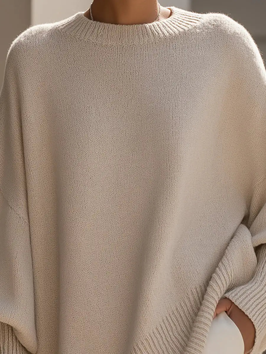 Juliana | Jersey Oversize con Cuello Amplio