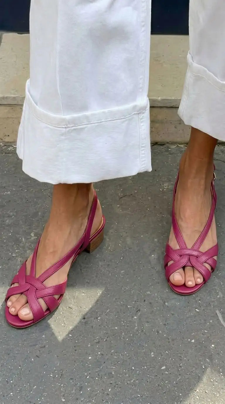 Delia | Tacones Nude Slingback