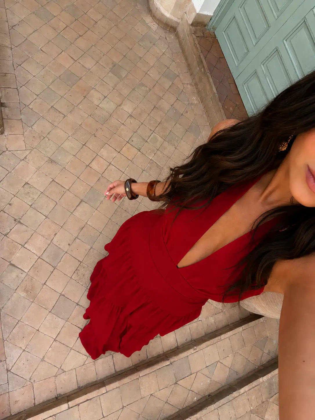 Manila | Vestido Rojo