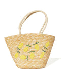 Natural Lemons | Bolso de Playa con Estampado de Limones