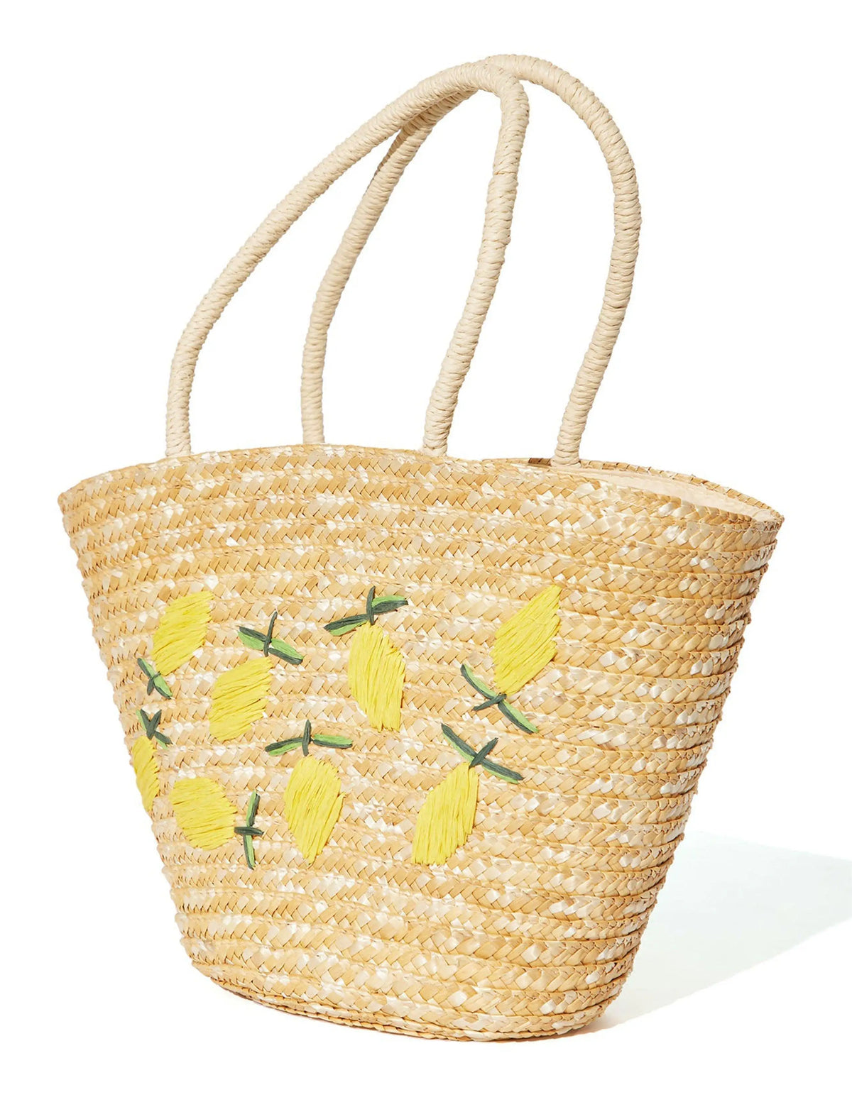 Natural Lemons | Bolso de Playa con Estampado de Limones