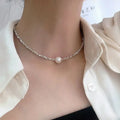 Juno | Collar de Cadena Fina con una Perla