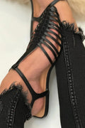 Emilia | Sandalias Negras con Correa