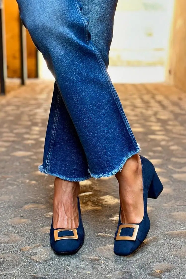 Ramona | Tacones Azules Patchwork