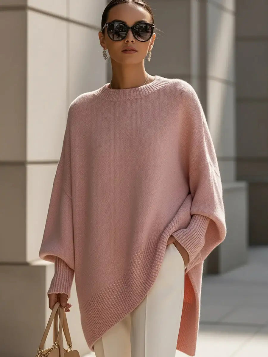 Juliana | Jersey Oversize con Cuello Amplio