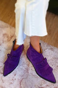 Severina | Botines de Ante con Pompones