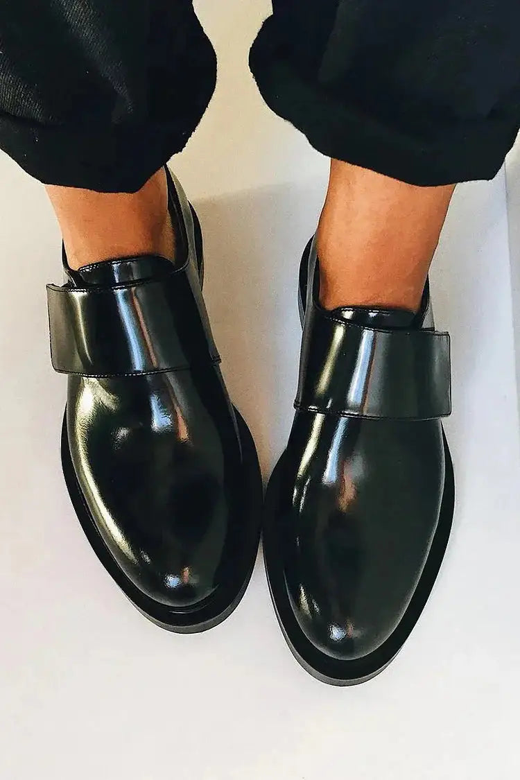 Belinda | Mocasines Minimalistas Efecto Espejo