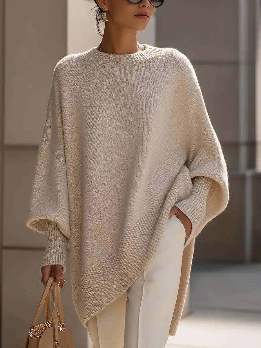 Juliana | Jersey Oversize con Cuello Amplio