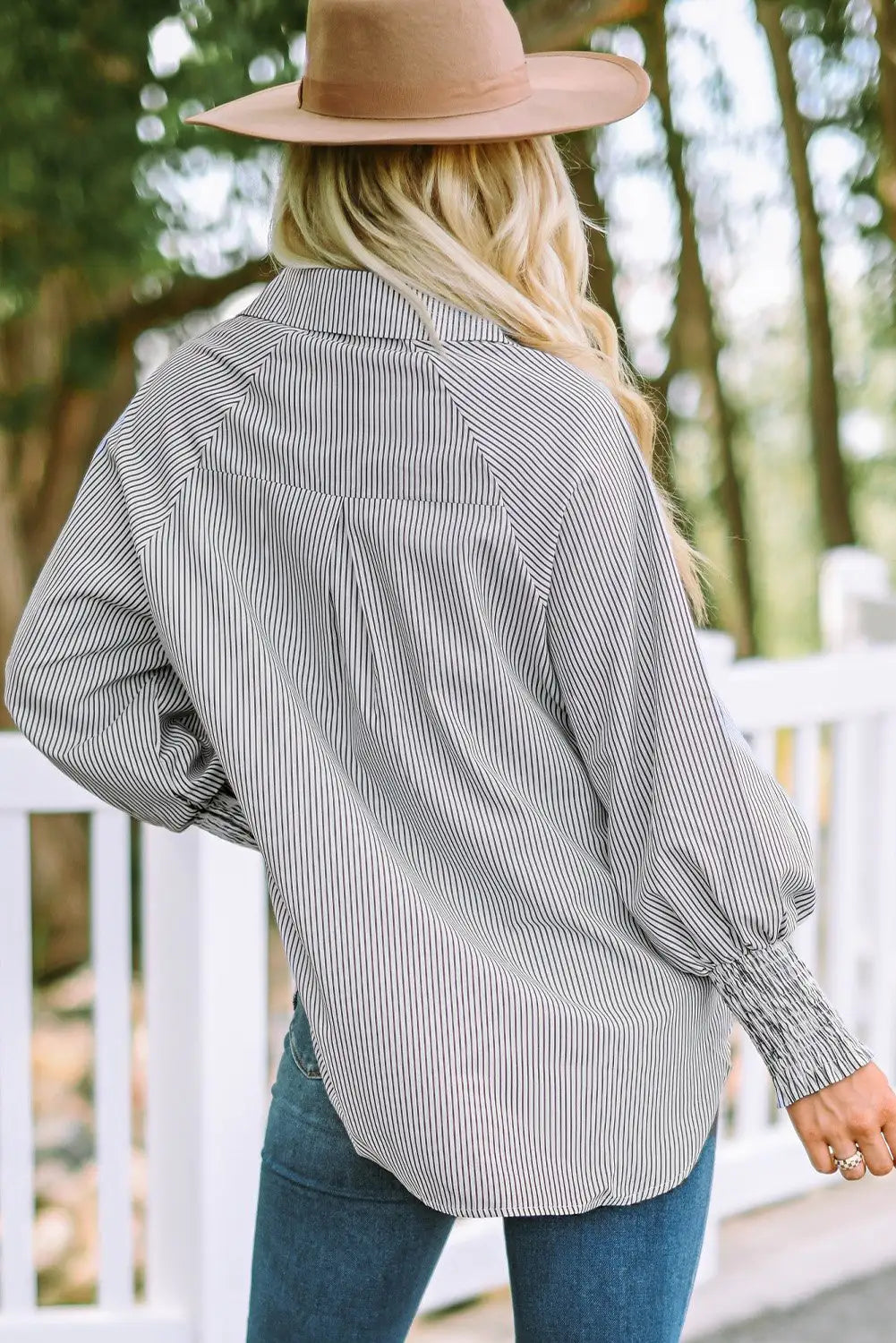 Jara | Camisa Oversize de Rayas en Tejido Ligero