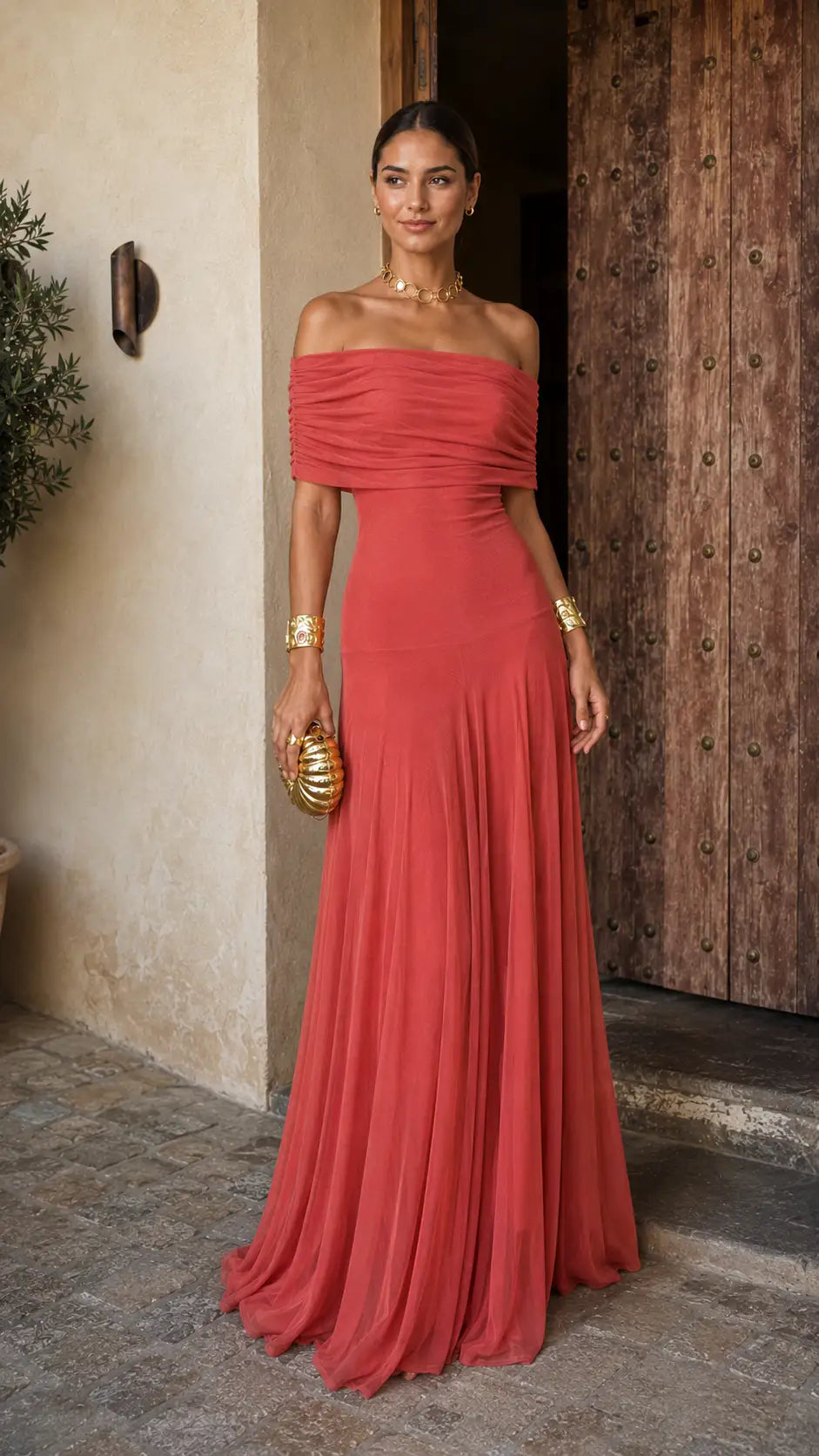 Vega | Vestido Toledo Terracota Claro