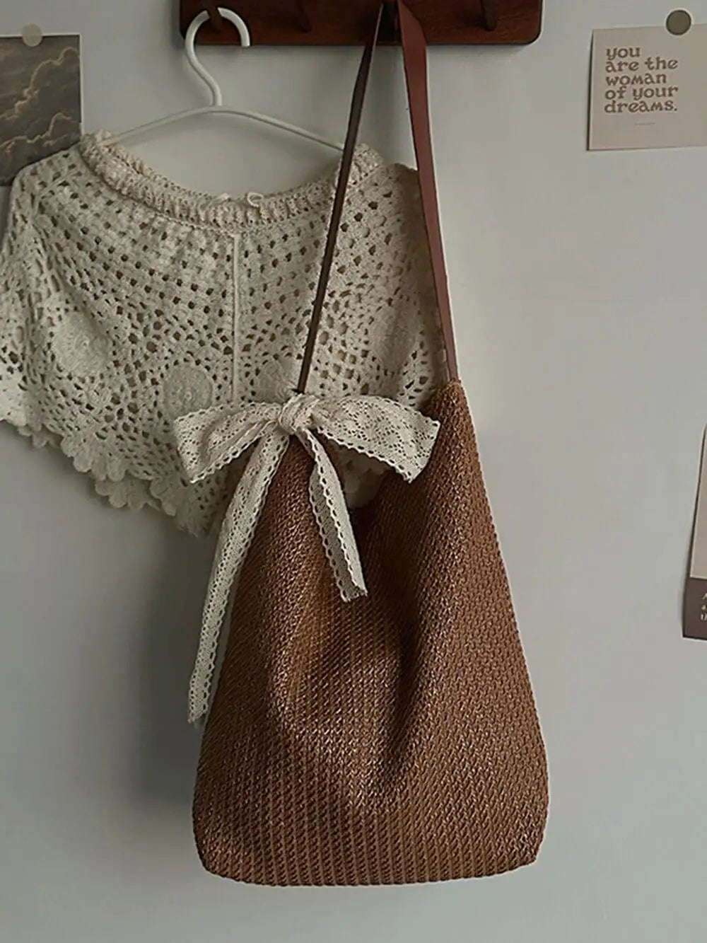 Soleil Sac | Bolso de Playa Ovalado de Rafia