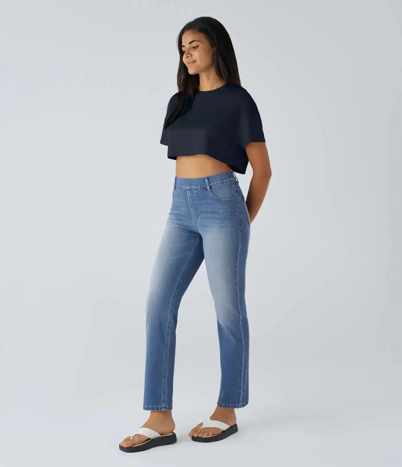 Olivia™ | Pantalón Vaquero Elástico