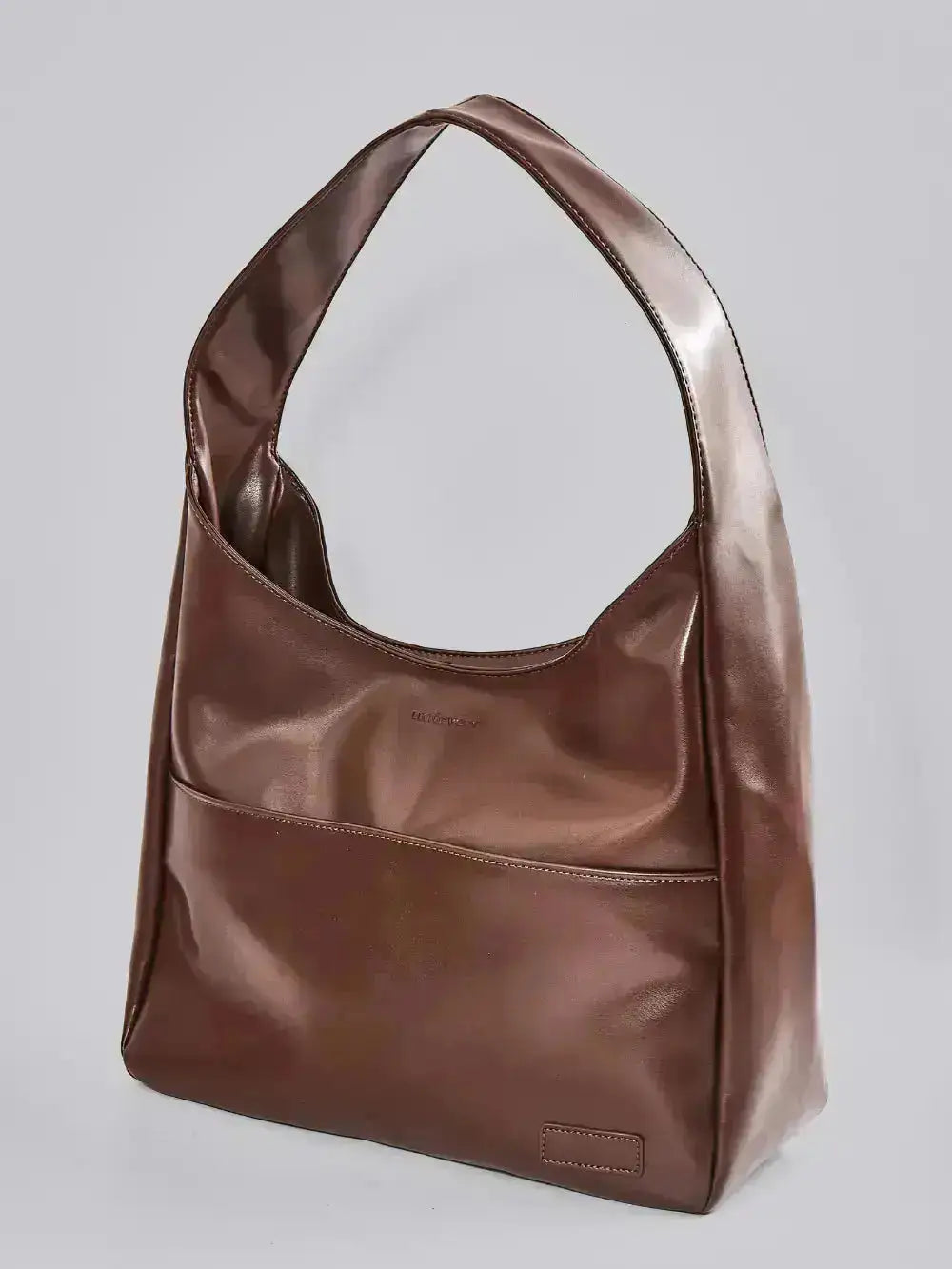 Noir Essence | Bolso Estructurado Negro Satinado