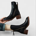 Pepa | Botines de Piel con Pelo Interior