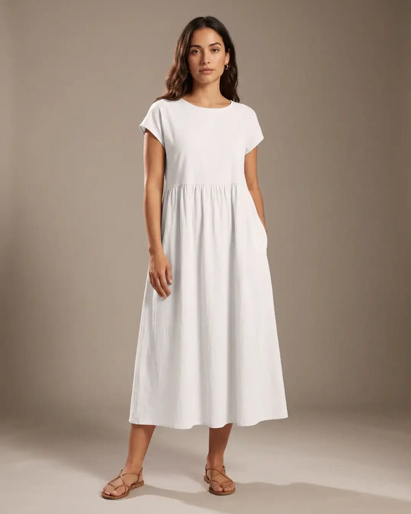 Sandra | Gabriela™ — Vestido Fluido para una Elegancia Atemporal