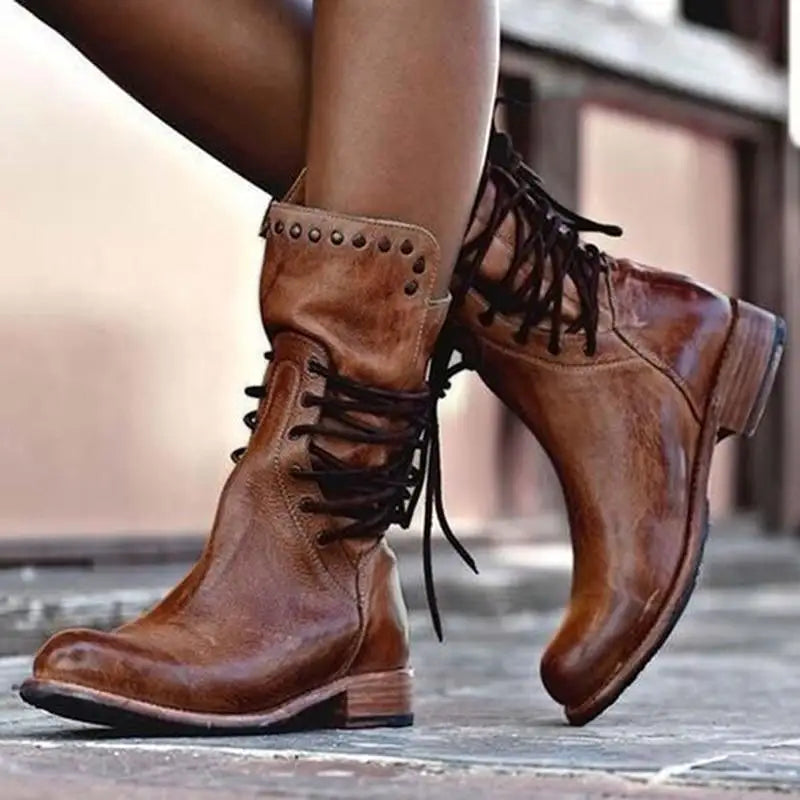 Malen | Botines Western con Acabado Elegante
