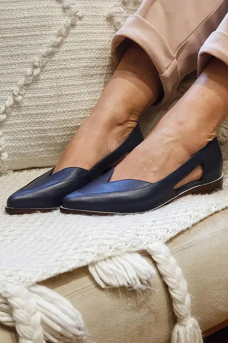 Trinidad | Zapatos Planos Azules