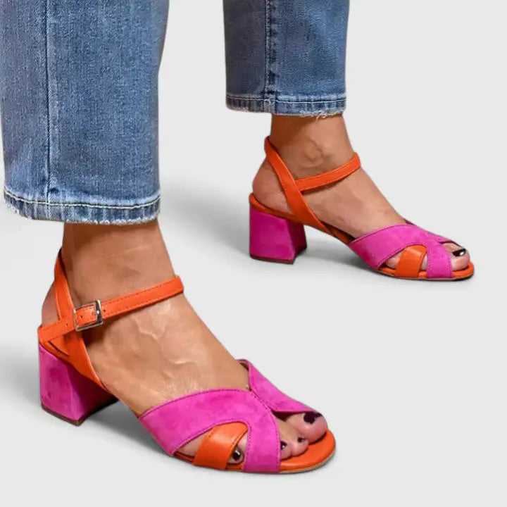 Paulina | Sandalias de Tacón Cómodas