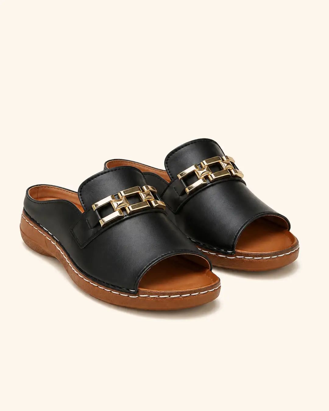 Romy | Sandalias Slide Planas