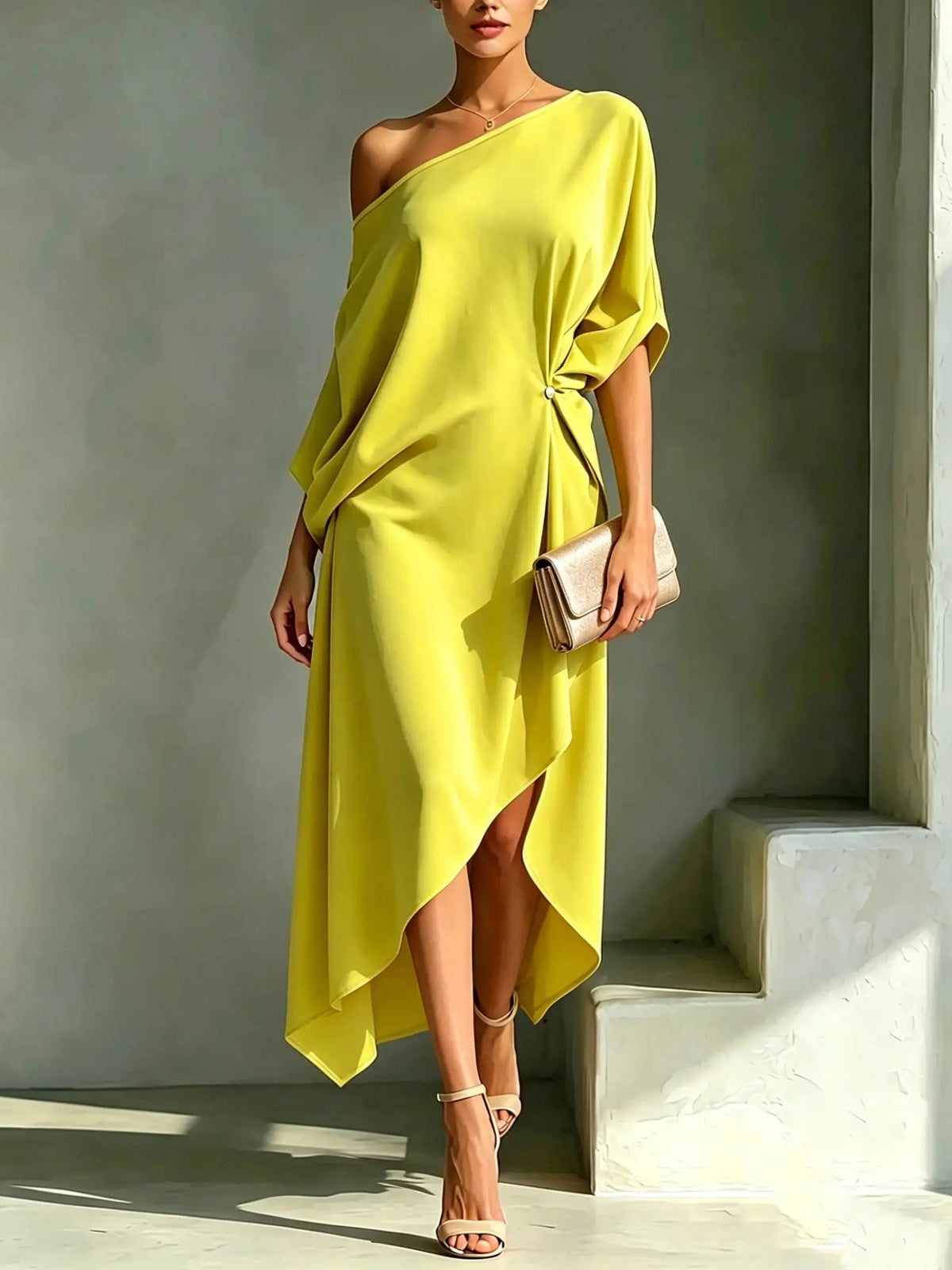 Camila | Vestido Asimétrico Elegante