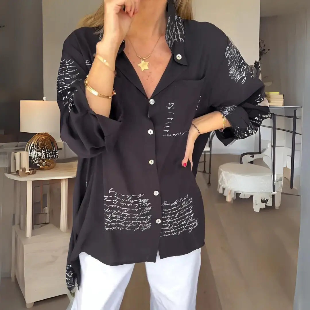 Itziar | Camisa Larga con Botones