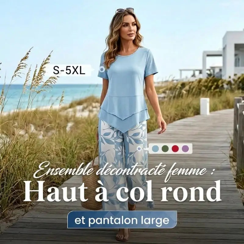 Rut | Conjunto Casual con Top Largo