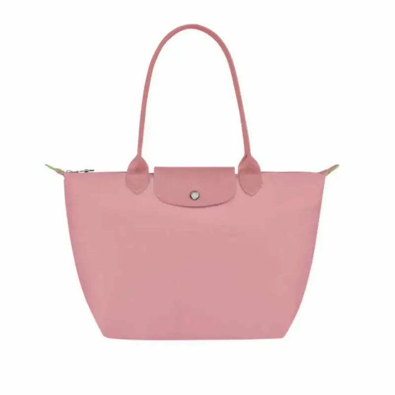 Bea | Bolso Tote Grande Plegable de Nailon, Rosa Pétalo