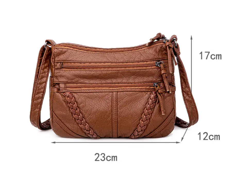 Gloria | Bolso Cruzado con Detalle Trenzado