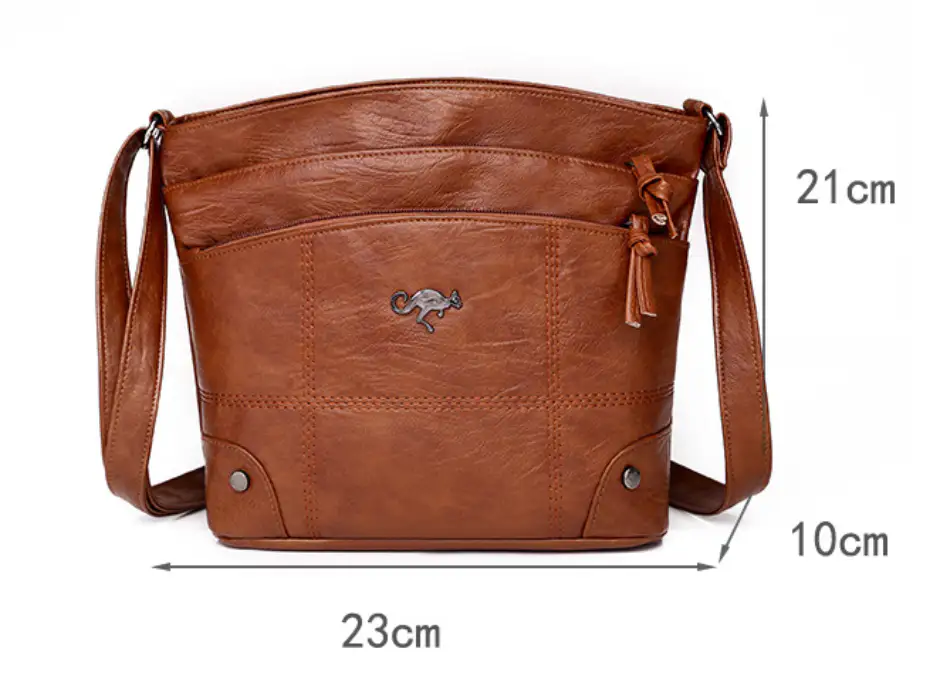 Silvia | Bolso Cruzado con Emblema