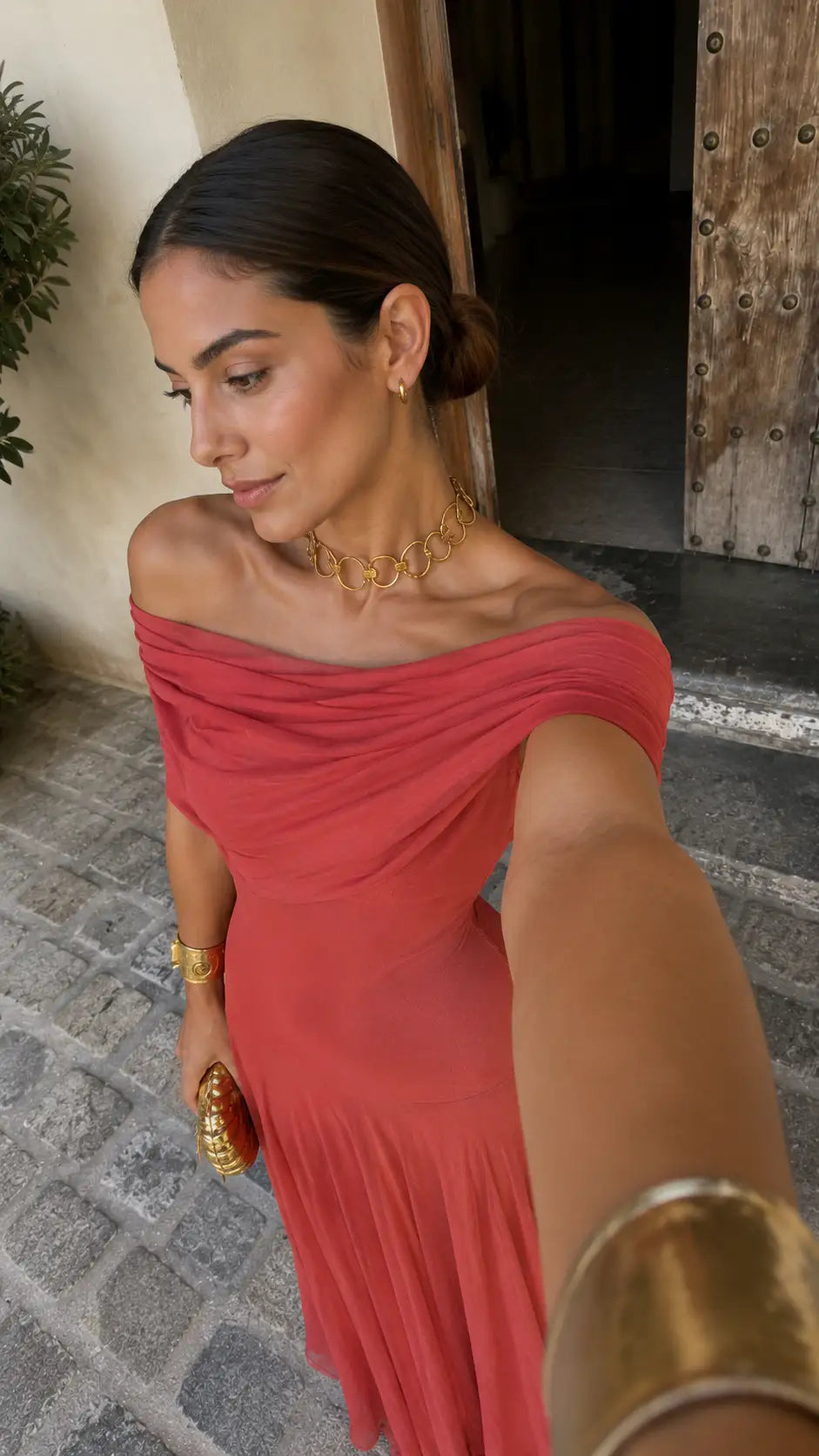Vega | Vestido Toledo Terracota Claro