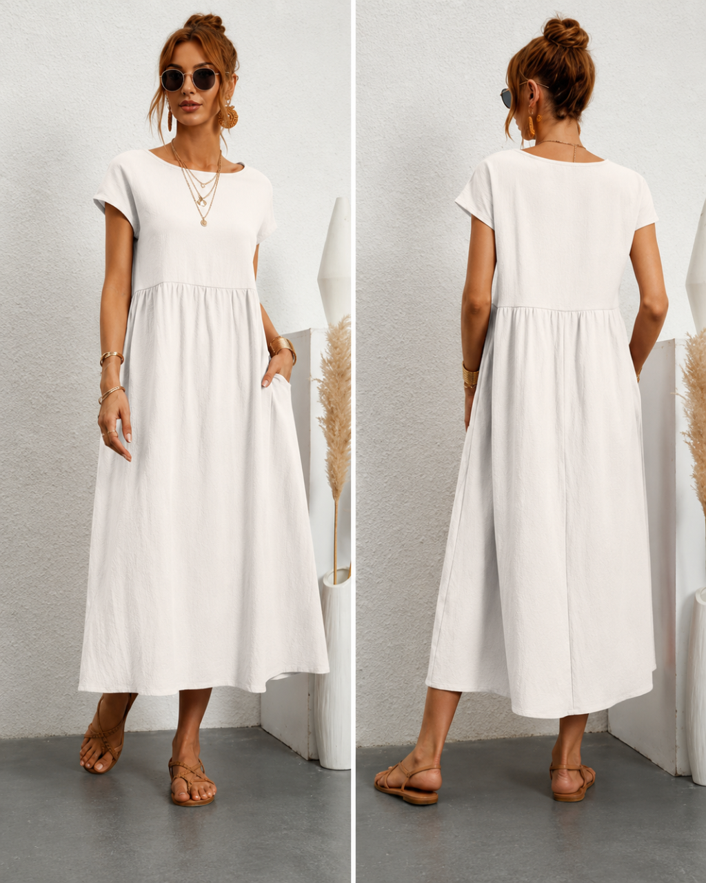 Gabriela™ — Vestido fluido para una elegancia atemporal