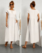 Sandra | Gabriela™ — Vestido Fluido para una Elegancia Atemporal