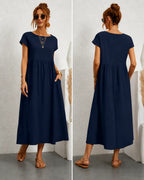 Sandra | Gabriela™ — Vestido Fluido para una Elegancia Atemporal