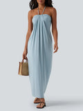 Vestido maxi de verano con la espalda atada