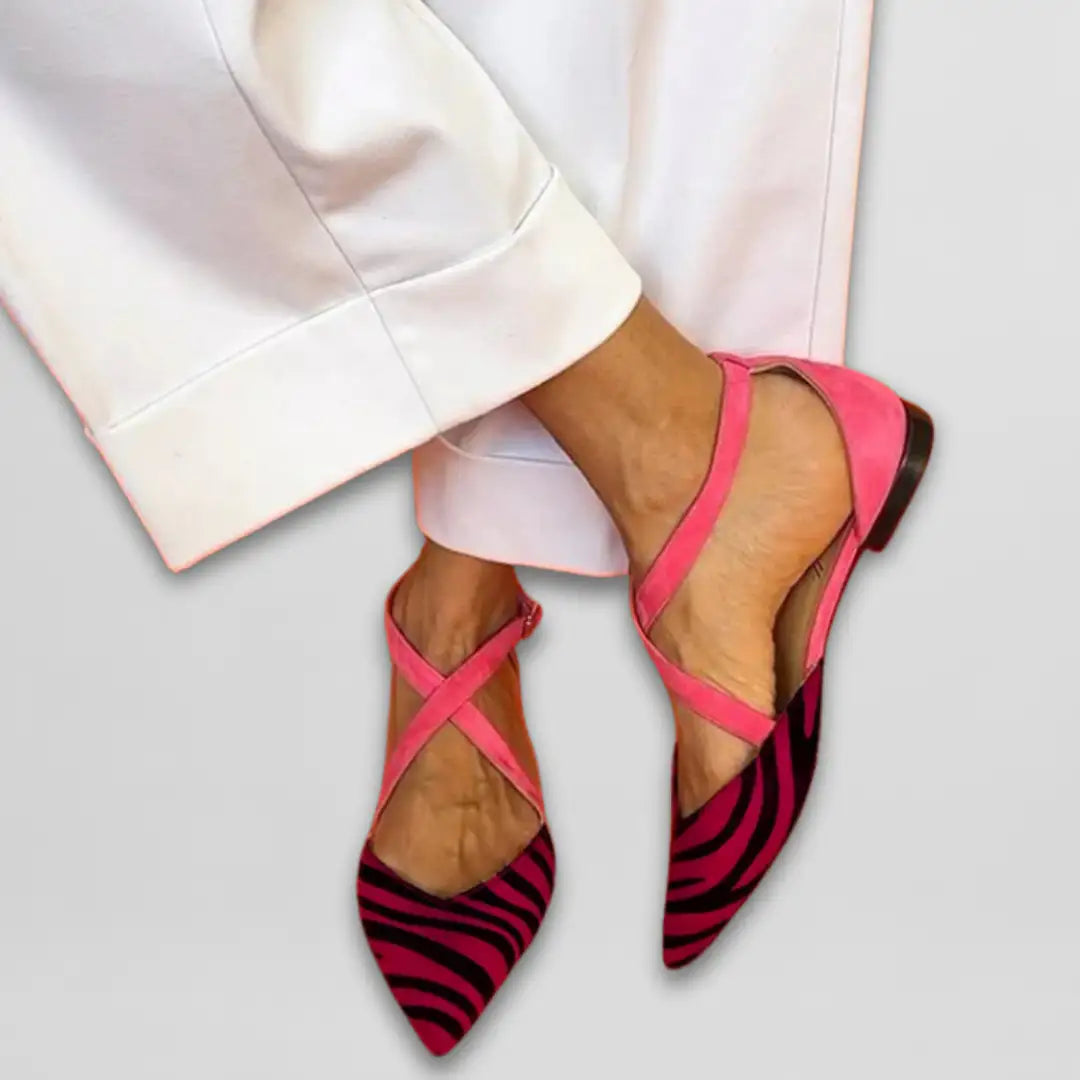 Nela | Bailarinas de Verano con Estampado de Cebra