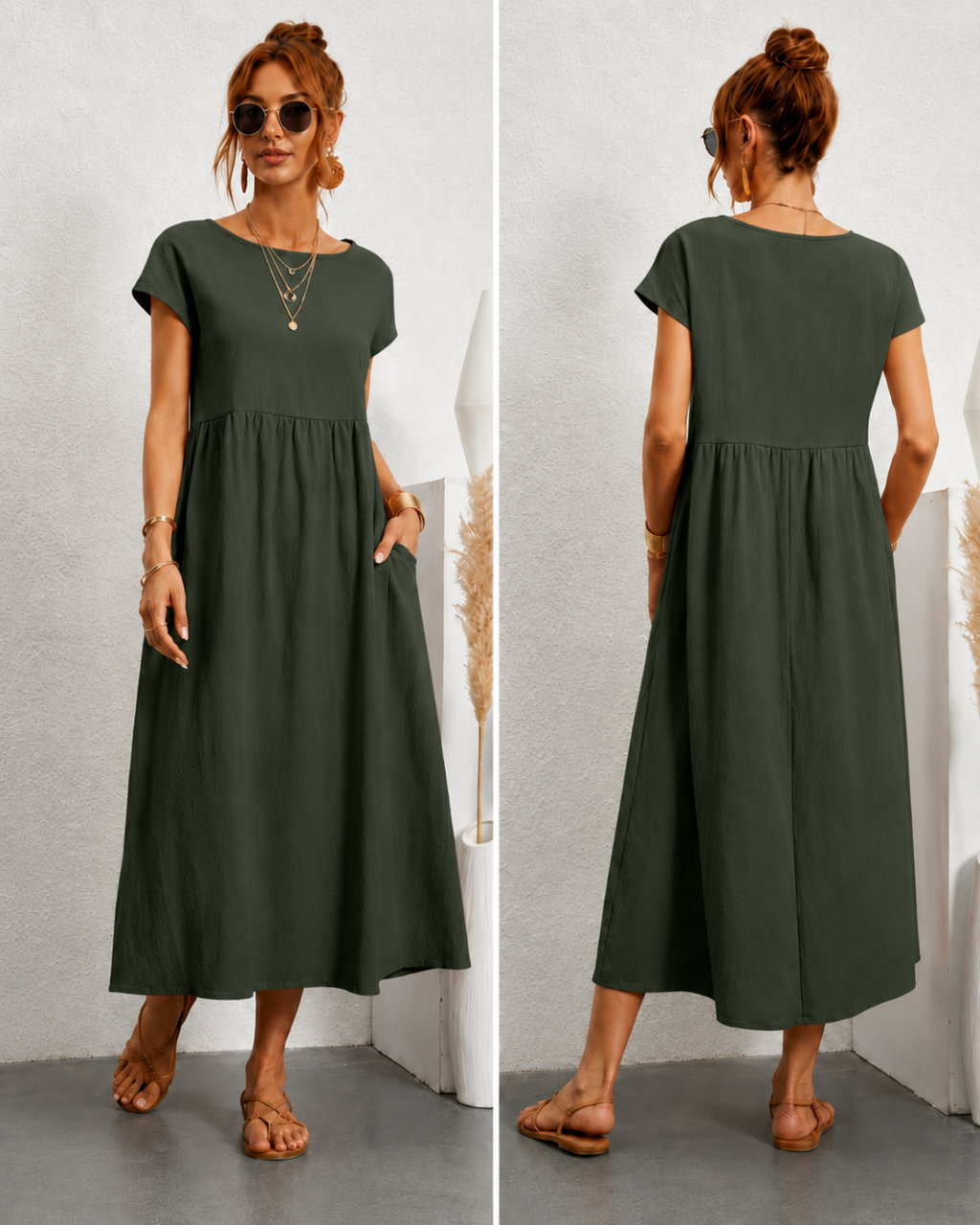 Gabriela™ — Vestido fluido para una elegancia atemporal