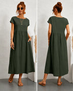 Sandra | Gabriela™ — Vestido Fluido para una Elegancia Atemporal