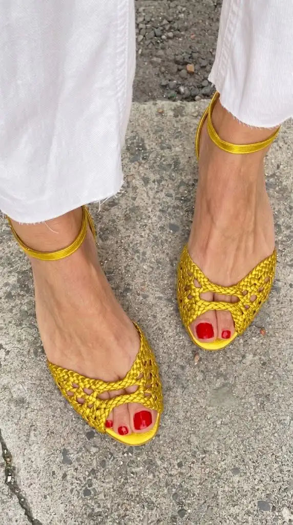 Herminia | Sandalias Trenzadas con Correa
