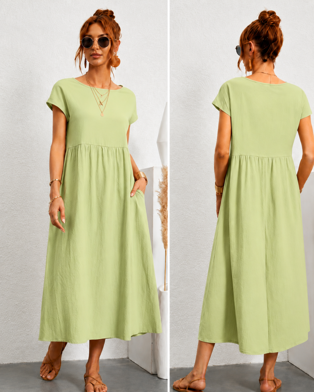 Gabriela™ — Vestido fluido para una elegancia atemporal