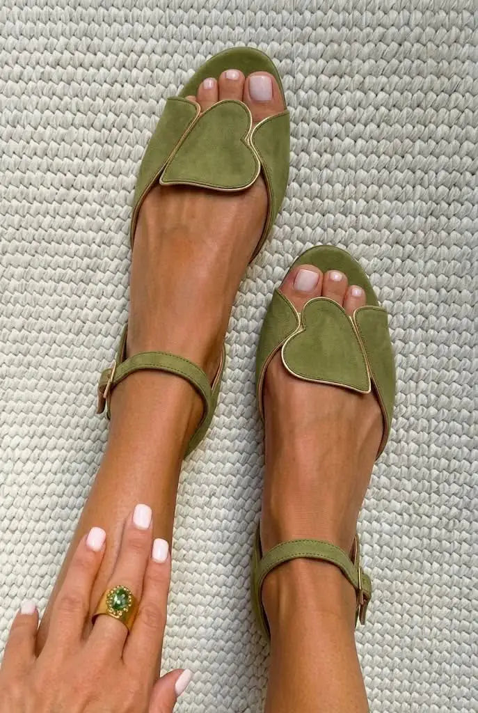 Nerea | Sandalias Rosas con Correa