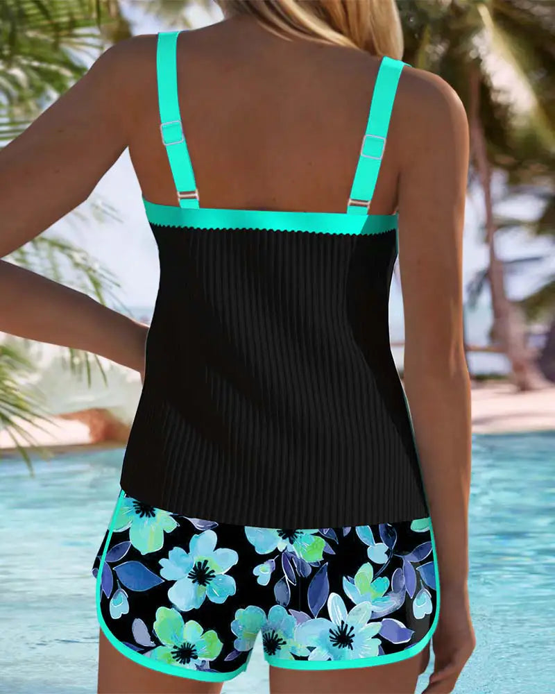 Valeria | Tankini con Short Floral