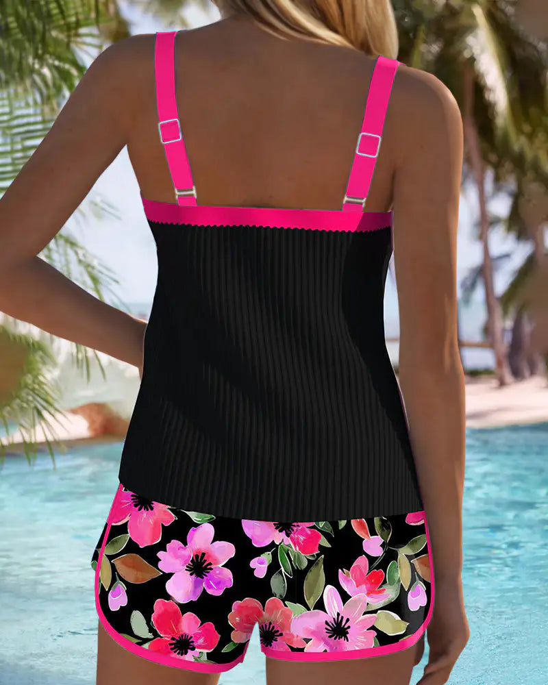 Valeria | Tankini con Short Floral