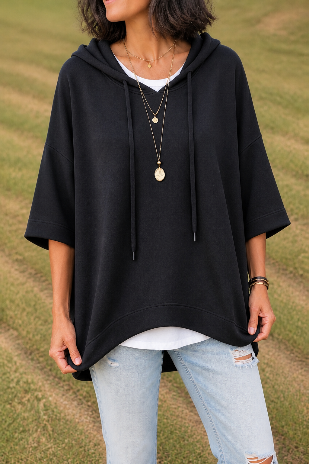 Ludivina | Sudadera Oversize de Manga Amplia