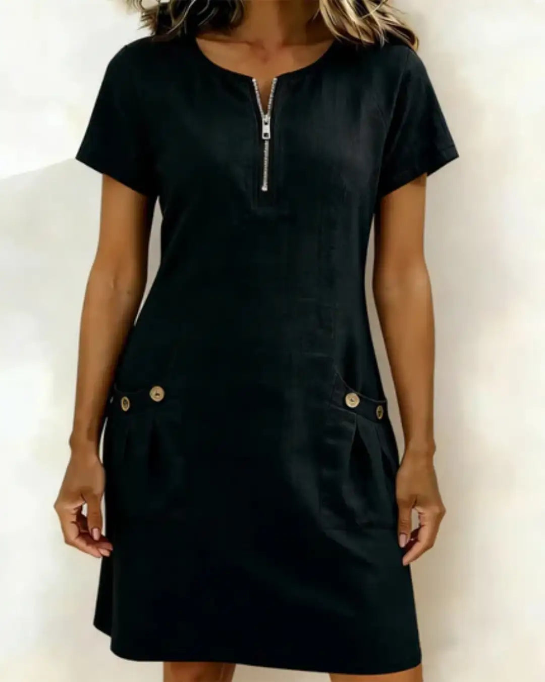 Sabela | Lina™ — Vestido de Lino con Bolsillos