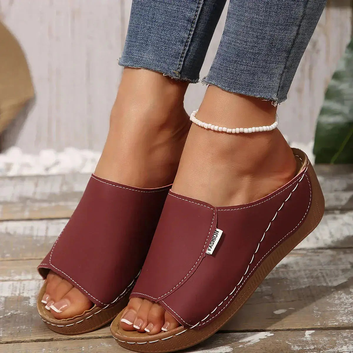 Ella | Sandalias Slip-on sin Cordones