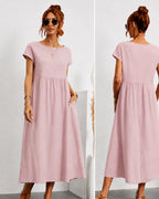 Sandra | Gabriela™ — Vestido Fluido para una Elegancia Atemporal