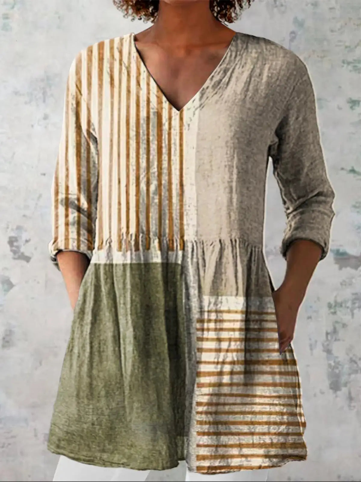 Maeve | Camisa larga con estampado expresivo