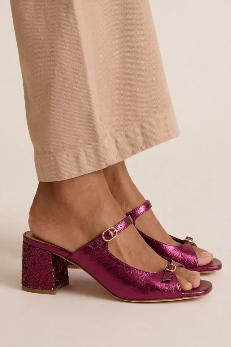 Rufina | Tacones Dorados Slingback